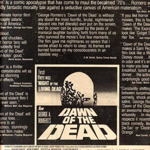 Dawn of the Dead, At The Movies, Vinyl