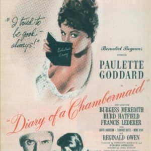 Diary of a Chambermaid Movie Ad 1946