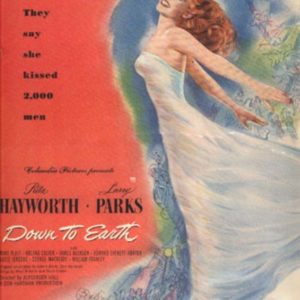 Down To Earth Movie Ad 1947