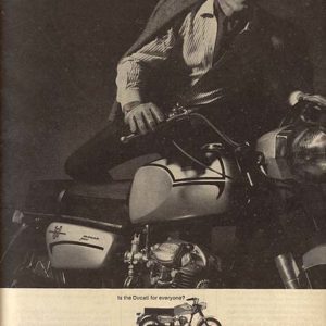 Ducati Motorcycle Ad 1966