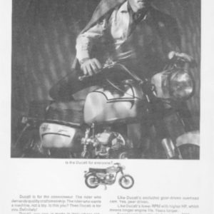 Ducati Motorcycle Ad May 1966