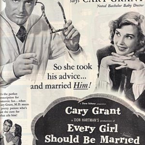 Every Girl Should be Married Movie Ad December 1948