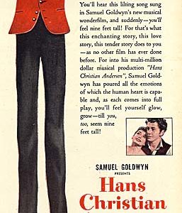 Hans Christian Andersen Movie Ad 1952