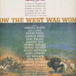 How The West Was Won Movie Ad 1963