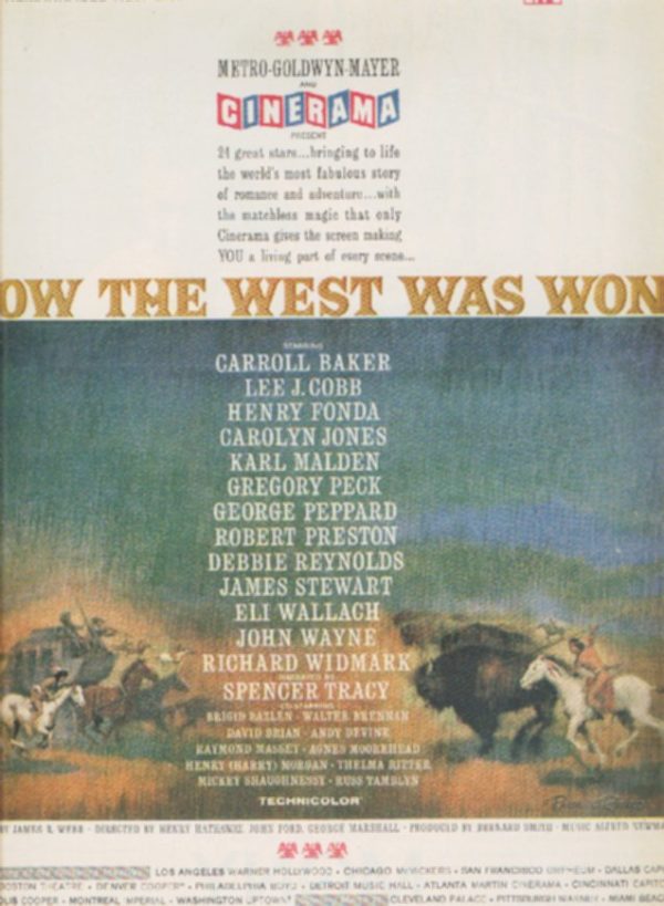 How The West Was Won Movie Ad 1963