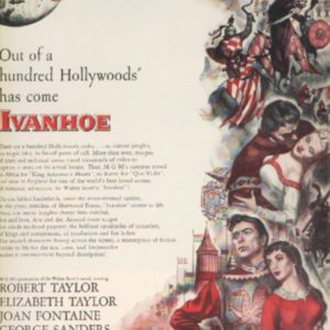 Ivanhoe Movie Ad 1952