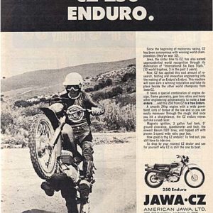 Jawa Motorcycle Ad 1973