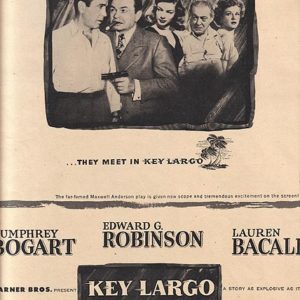 Key Largo Movie Ad 1948