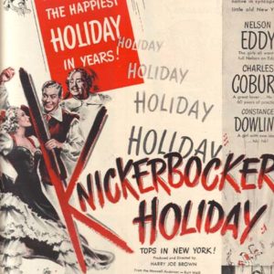 Knickerbocker Holiday Movie Ad 1944