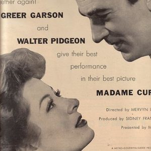 Madame Curie Movie Ad 1943