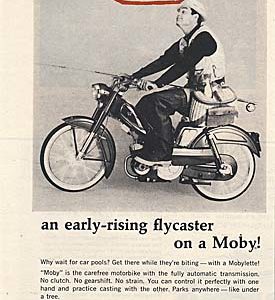 Mobylette Motorcycle Ad 1965