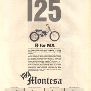 Montesa Motorcycle Ad 1971