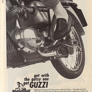 Moto Guzzi Motorcycle Ad 1966