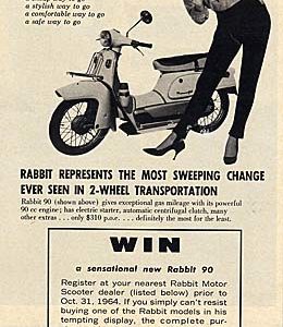 Rabbit Motorcycle Ad 1964