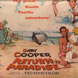 Return to Paradise Movie Ad 1953