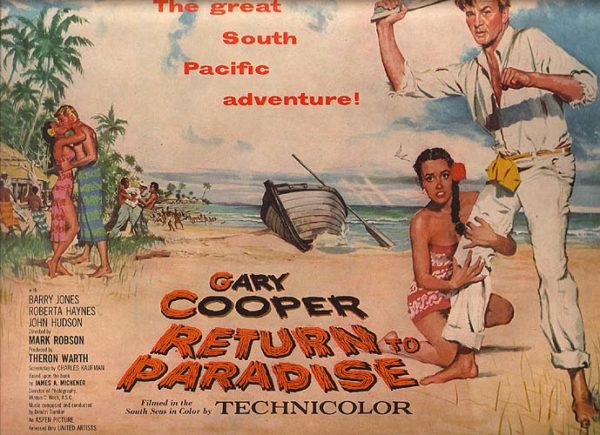 Return to Paradise Movie Ad 1953