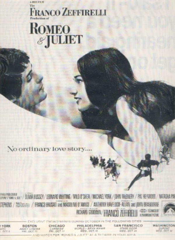 Romeo & Juliet Movie Ad 1968