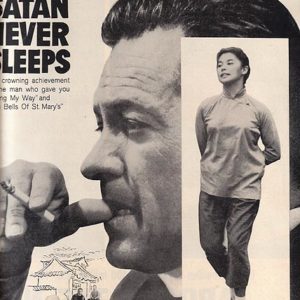 Satan Never Sleeps Movie Ad 1962