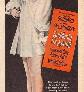 Suddenly It's Spring Movie Ad 1947
