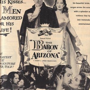 The Baron of Arizona Movie Ad 1950