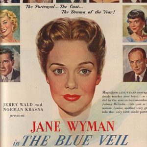 The Blue Veil Movie Ad 1951