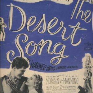 The Desert Song Movie Ad 1943