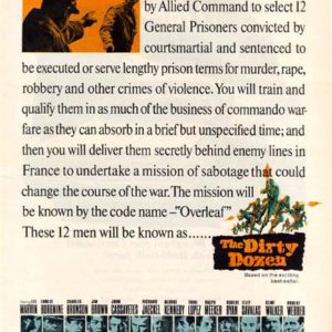 The Dirty Dozen Movie Ad 1967