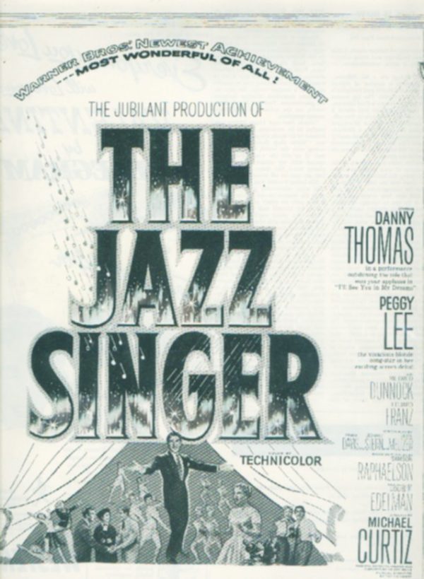 The Jazz Singer Movie Ad 1953