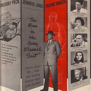 The Man in the Gray Flannel Suit Movie Ad 1956