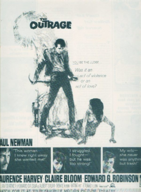 The Outrage Movie Ad 1964