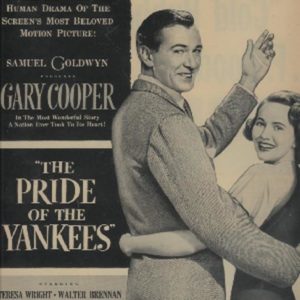 The Pride of the Yankees Movie Ad 1949