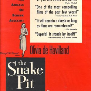 The Snake Pit Movie Ad 1948