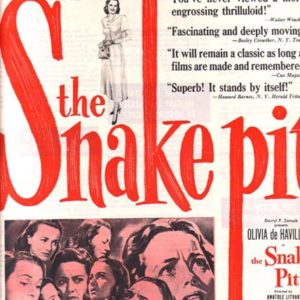 The Snake Pit Movie Ad 1949