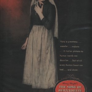 The Song of Bernadette Movie Ad 1943