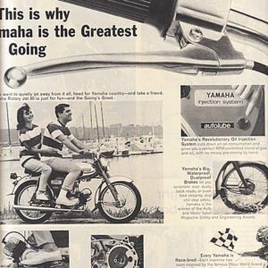 Yamaha Motorcycle Ad 1965
