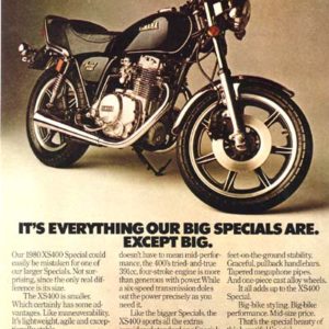 Yamaha Motorcycle Ad 1980