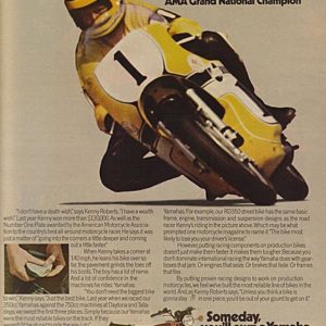 Yamaha Motorcycle Ad April 1974