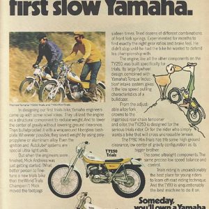 Yamaha Motorcycle Ad January 1974