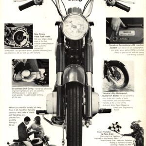 Yamaha Motorcycle Ad July 1965