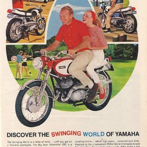 Yamaha Motorcycle Ad July 1966