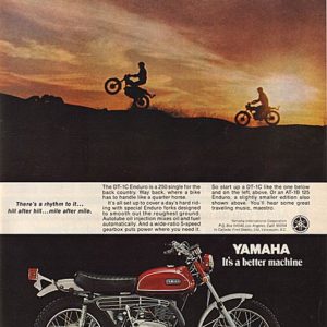 Yamaha Motorcycle Ad May 1970