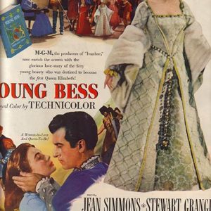 Young Bess Movie Ad 1953