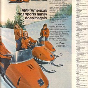 AMF Snowmobile Ad 1971