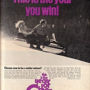Artic Cat Snowmobile Ad 1970