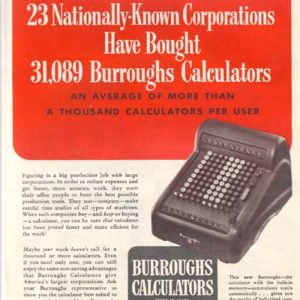 Burroughs Ad 1948