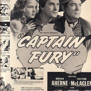 Captain Fury Movie Ad 1939