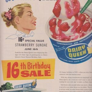 Dairy Queen Ad 1956