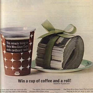 Dixie Cups Ad 1963