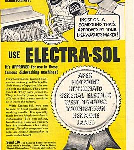 Electra-Sol Ad 1952