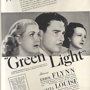 Green Light Movie Ad 1937